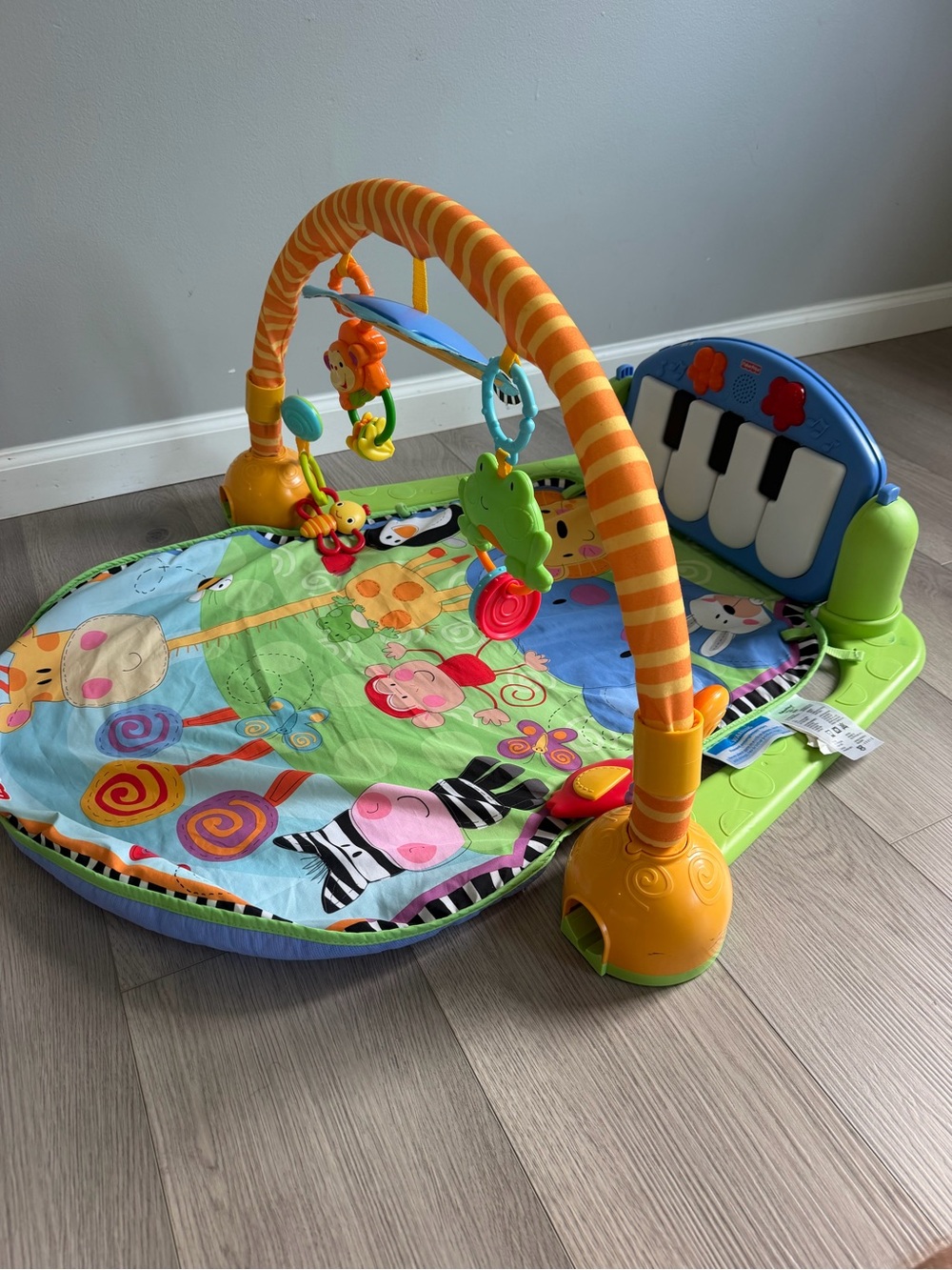 Fisher-Price Kick and Play Piano Mat Jungle